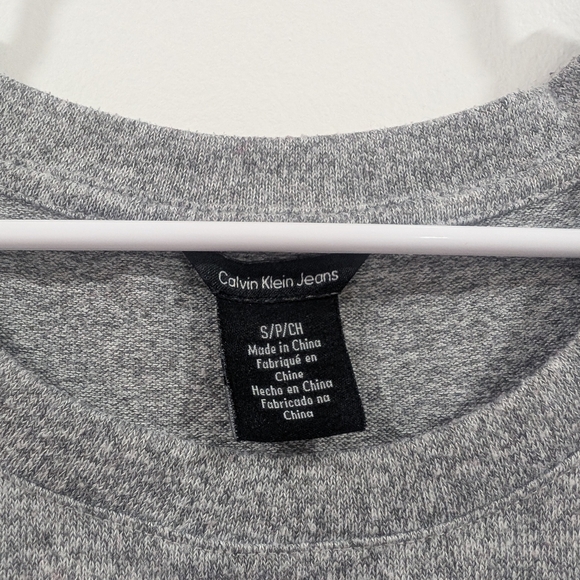 Calvin Klein - Sweater, Long Sleeve, Grey - Picture 2 of 6
